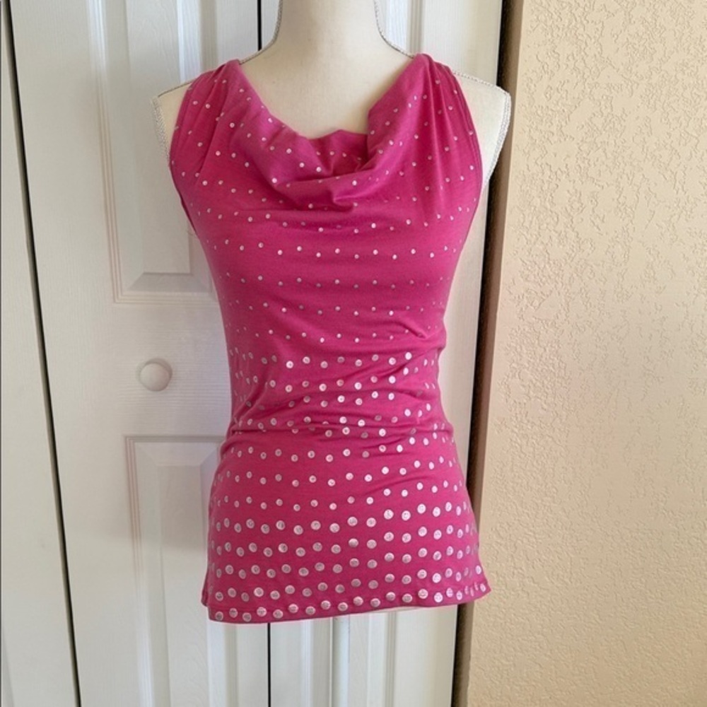 Rock 47 by Wrangler Elegant Pink Dotted Women's Blouse